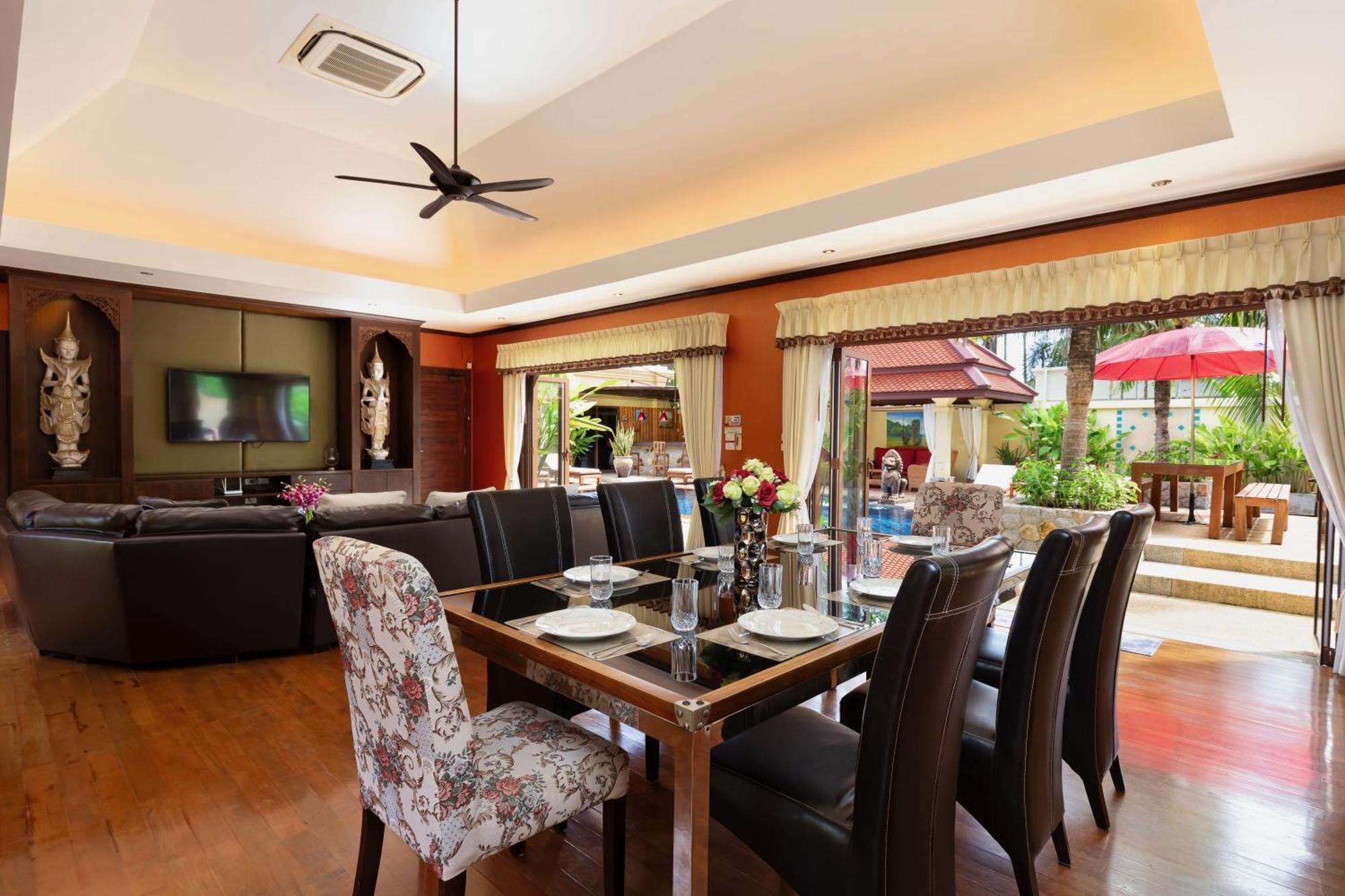 Extraordinary Courtyard 6Br Pool Villa Sri Suri, Naiharn Rawai ภายนอก รูปภาพ