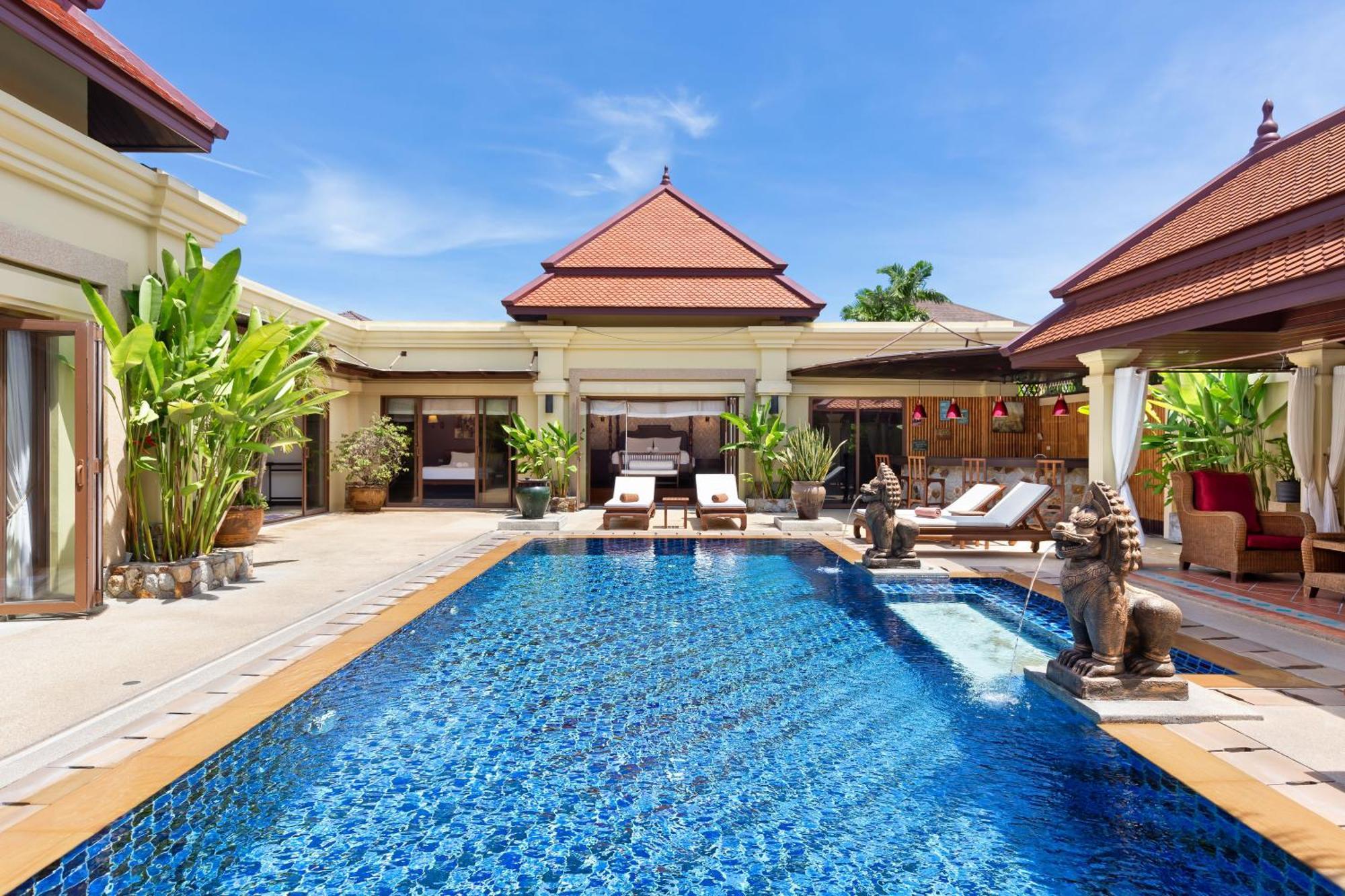 Extraordinary Courtyard 6Br Pool Villa Sri Suri, Naiharn Rawai ภายนอก รูปภาพ