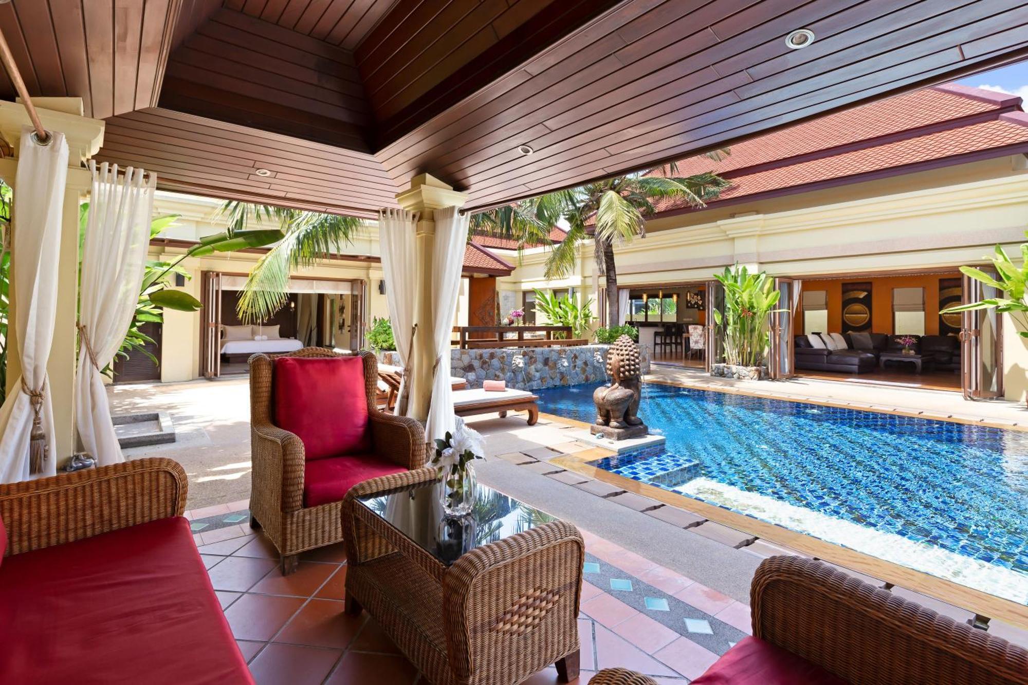 Extraordinary Courtyard 6Br Pool Villa Sri Suri, Naiharn Rawai ภายนอก รูปภาพ